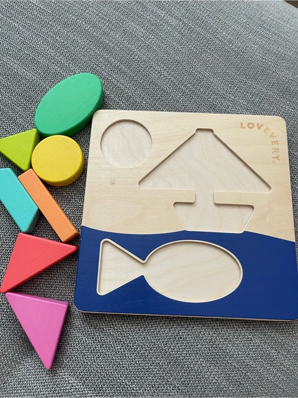 Lovevery- Double Sided Sunny Day Puzzle